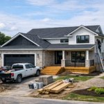 Detailed view of exterior and structural home upgrades